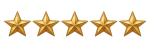 antique gold five star rating